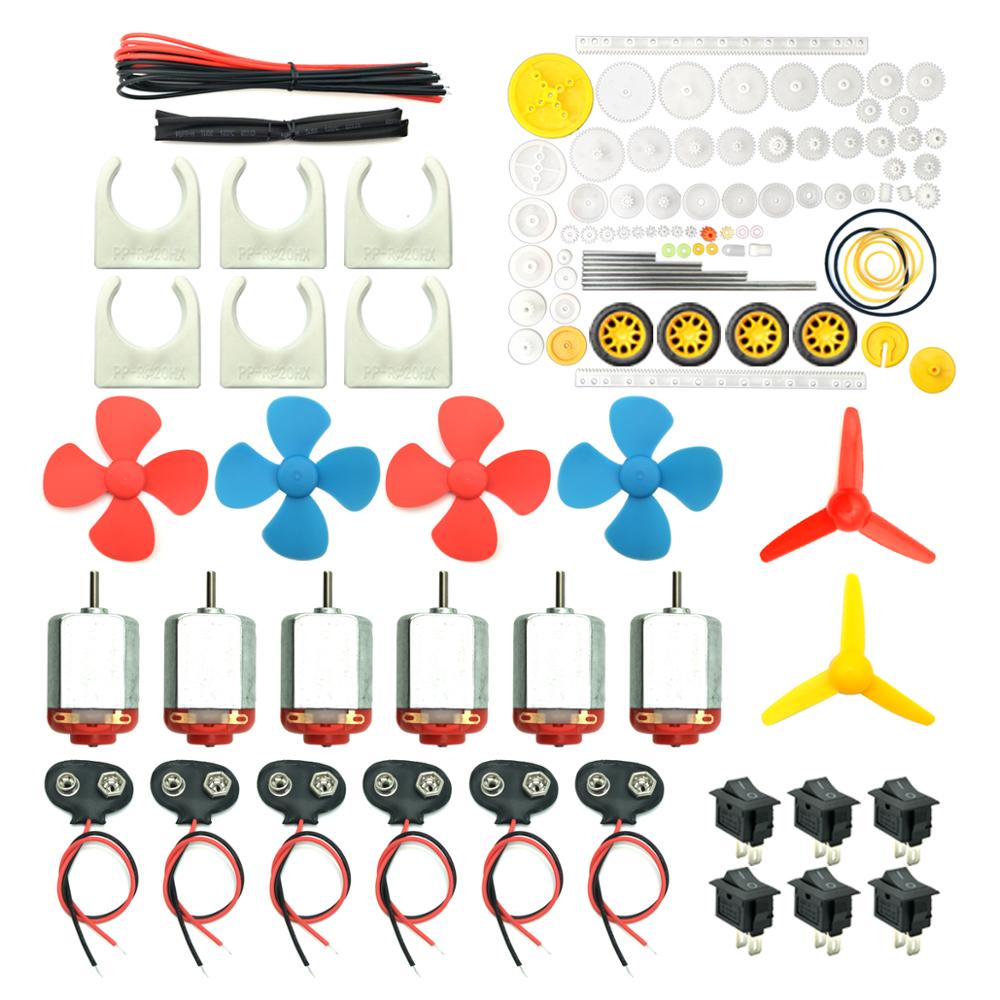 Science Hobby Kit - Kit de 6 moteurs, mini moteur