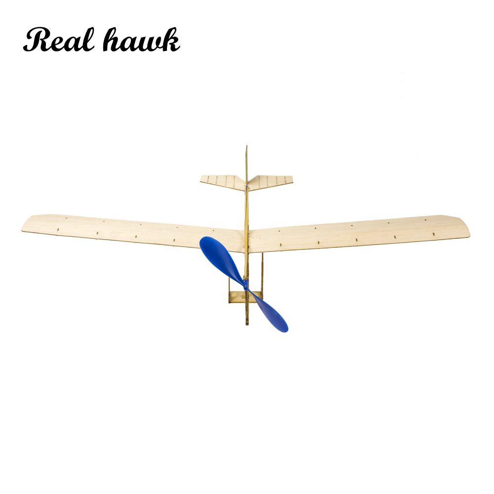 Science Project - Kit d'avion alimenté par élastique STEM,