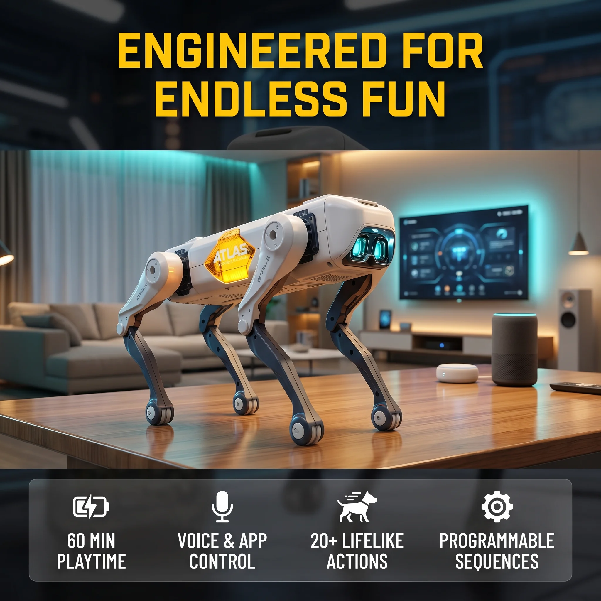 Robot chien intelligent IA, co - Science Robotics avis et prix